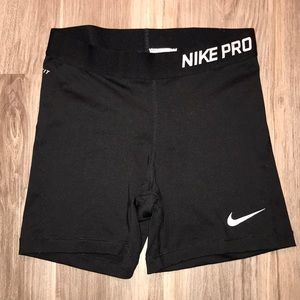 Black Nike Pro Spandex.